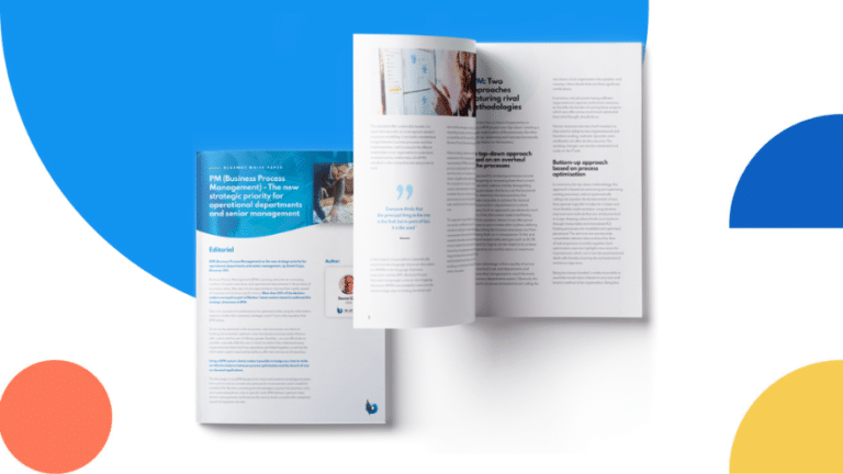 BPM : a new strategic priority for operations and top management